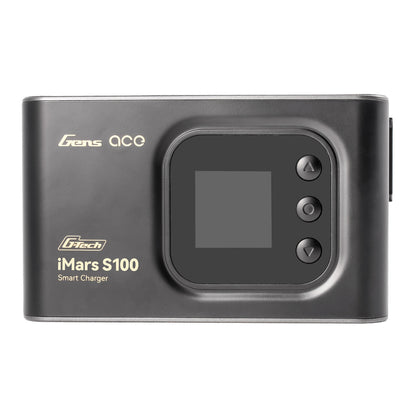 Gens ace iMars S100 G-Tech RC Battery, Gens ace G-Tech iMars S100 smart RC battery charger with LCD display and three-button control panel