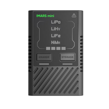 Gens ace iMars mini G-Tech 60W RC Battery Charger, Gens ace iMars mini G-Tech RC battery charger with Charge and Storage buttons and LiPo/LiHv/LiFe/NiMH modes