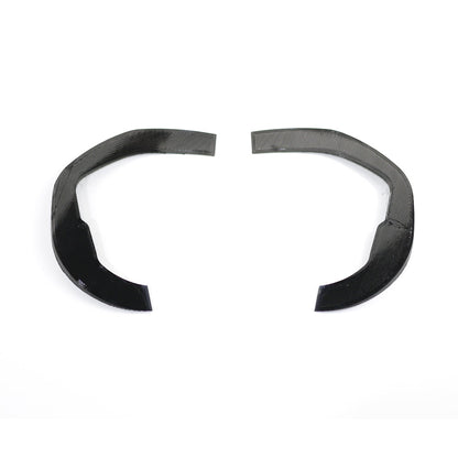 Noozle3D 3D-Printed DJI FPV goggle shims, pair of curved black wedges on white background