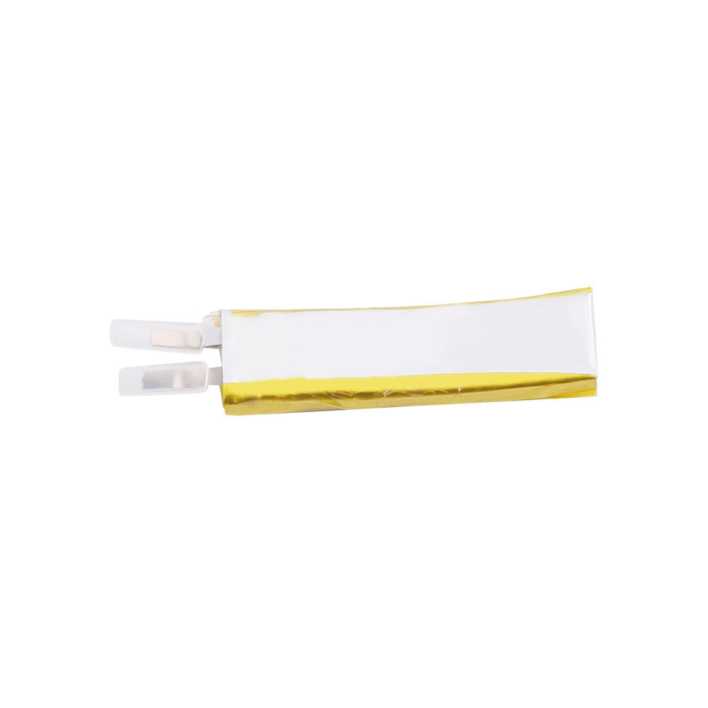 Grepow 2508030 LiPo Battery, Grepow 3.7V 40mAh 1S LiPo pouch battery cell with two insulated tab terminals and yellow wrap