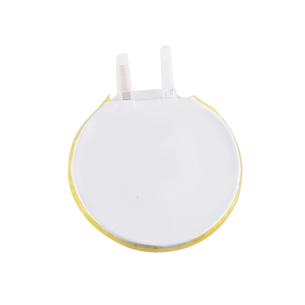 Round Grepow 3.8V 145mAh LiPo battery cell with two terminal tabs on top