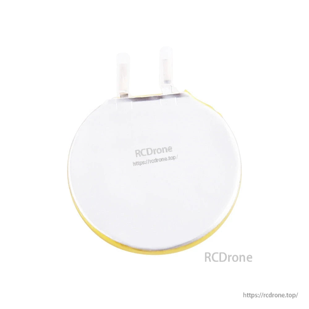 Grepow 3030028 LiPo Battery, Grepow 3030028 3.8V 185mAh 1S round LiPo battery cell with two terminal tabs