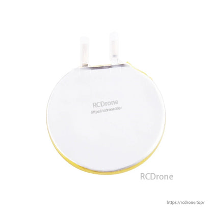 Grepow 3030028 LiPo Battery, Grepow 3030028 3.8V 185mAh 1S round LiPo battery cell with two terminal tabs