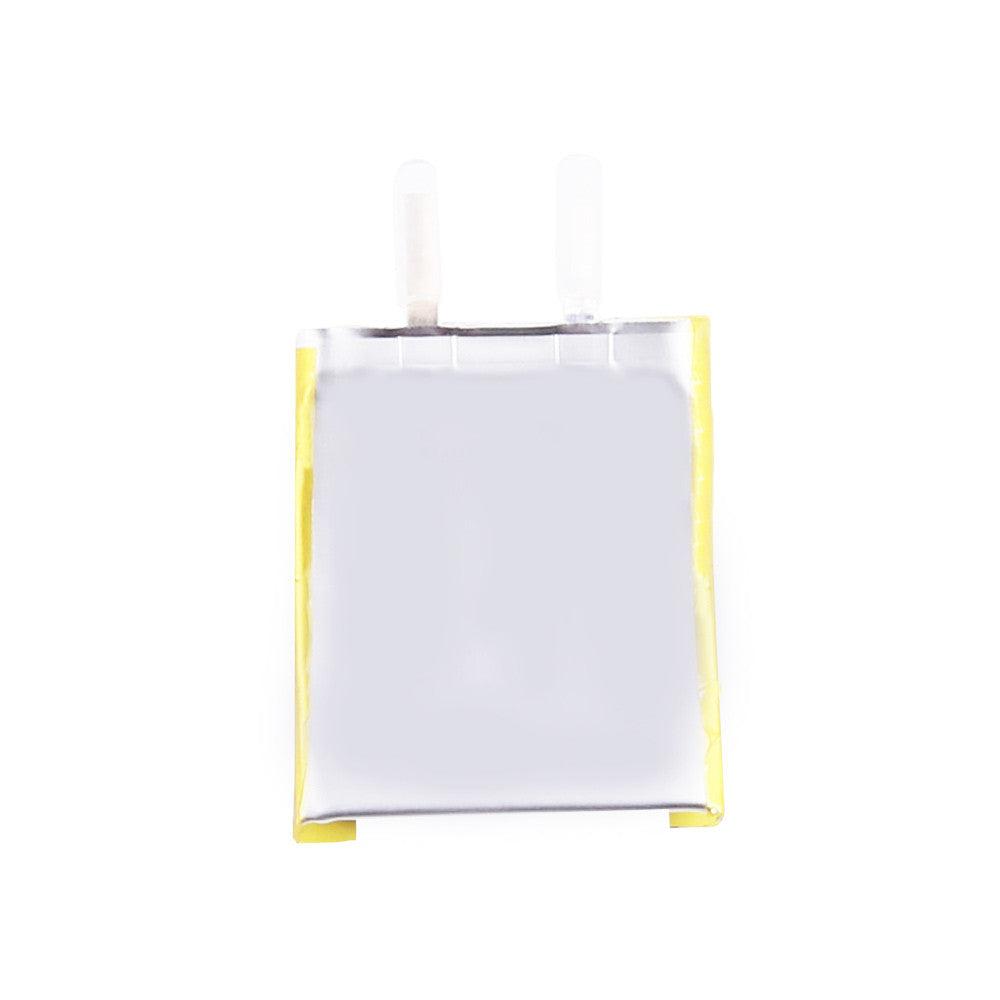 Grepow 3521024 3.85V 160mAh LiPo Battery, Grepow 3521024 LiPo battery pouch cell with two solder tabs, compact rectangular silver pack