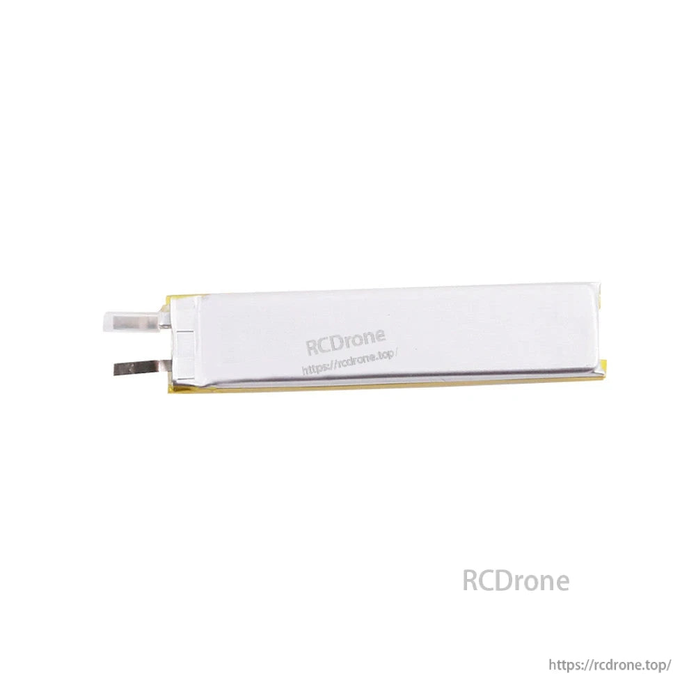 Grepow 3.7V 250mAh 1S rectangular LiPo battery cell with flat solder tabs (pouch pack)