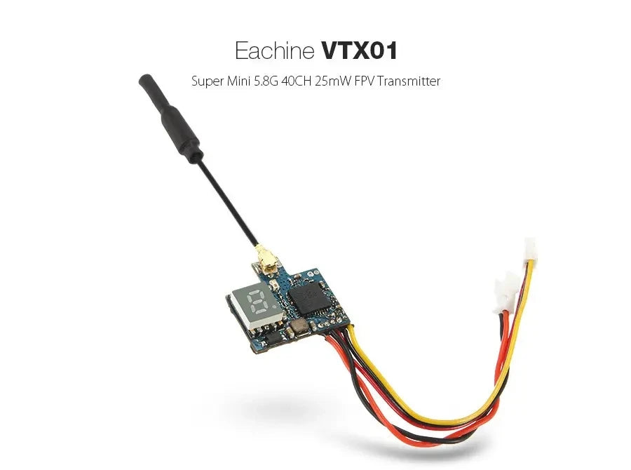 AKK VX171 VTX - 5.8G 40CH 25mW Super Mini FPV Transmitter 6 AKK VX171 VTX, Eachine VTXO1 Super Mini 5.86 4OCH 25mW FP