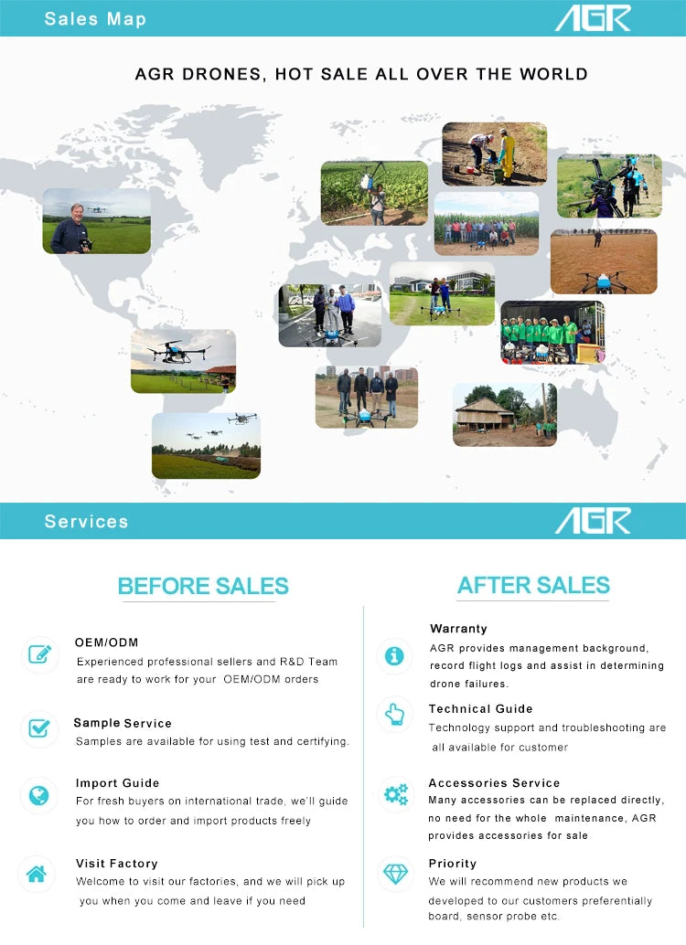 AGR Q10 10L Agriculture Drone 20 AGR Q10 10L Agriculture Drone, AGR AGR DRONES HOT SALE ALL OVER THE WORLD Services AGR