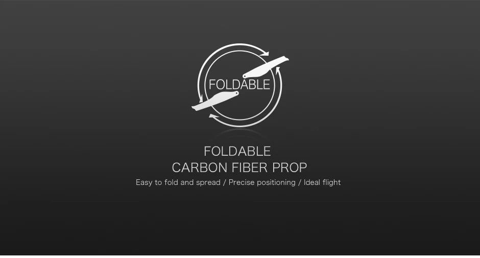 T-motor FA15.2x5 Propeller, FOLDABLE CARBON FIBER PROP Easy to fold and spread Precis
