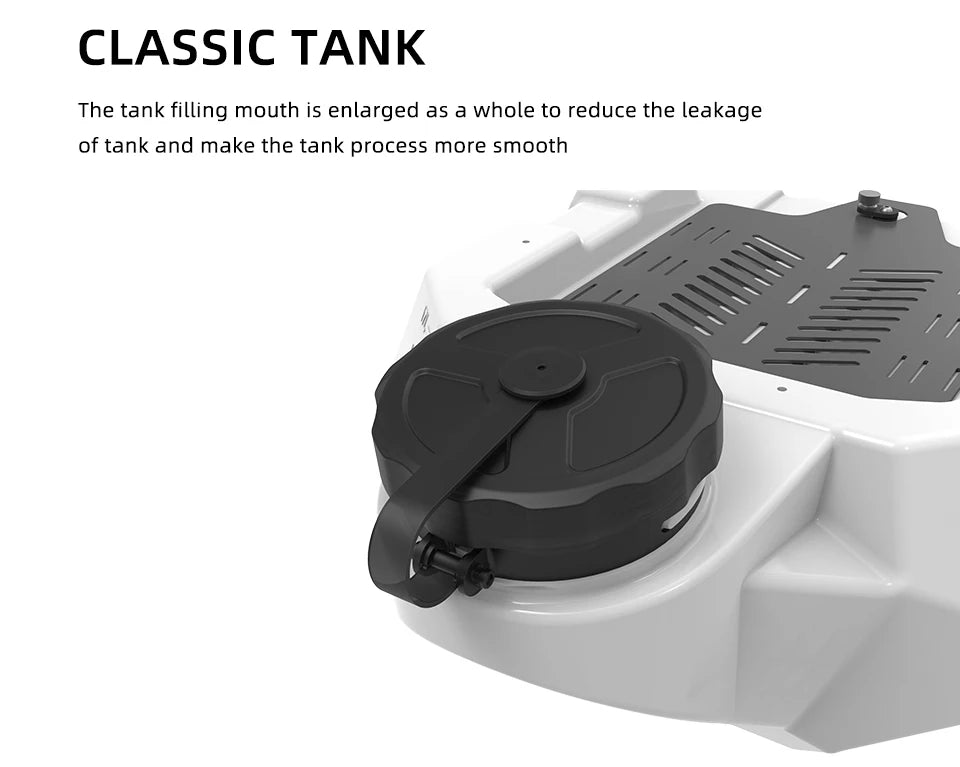 EFT E416P 16L Agriculture Drone - 4 Axis Drone Frame 16L Water Tank 16kg Agriculture Sprayer Spreader Drone With Hobbywing X9 Motor, JIYI K3A PRO 11 EFT E416P 16L Agriculture Drone, tank filling mouth is enlarged as a whole to reduce the leakage of tank