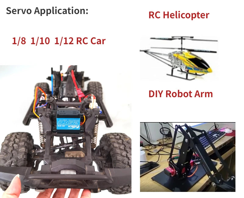 Feetech FT7135M, Servo Application: RC Helicopter 1/8 1/10 1/12 RC Car