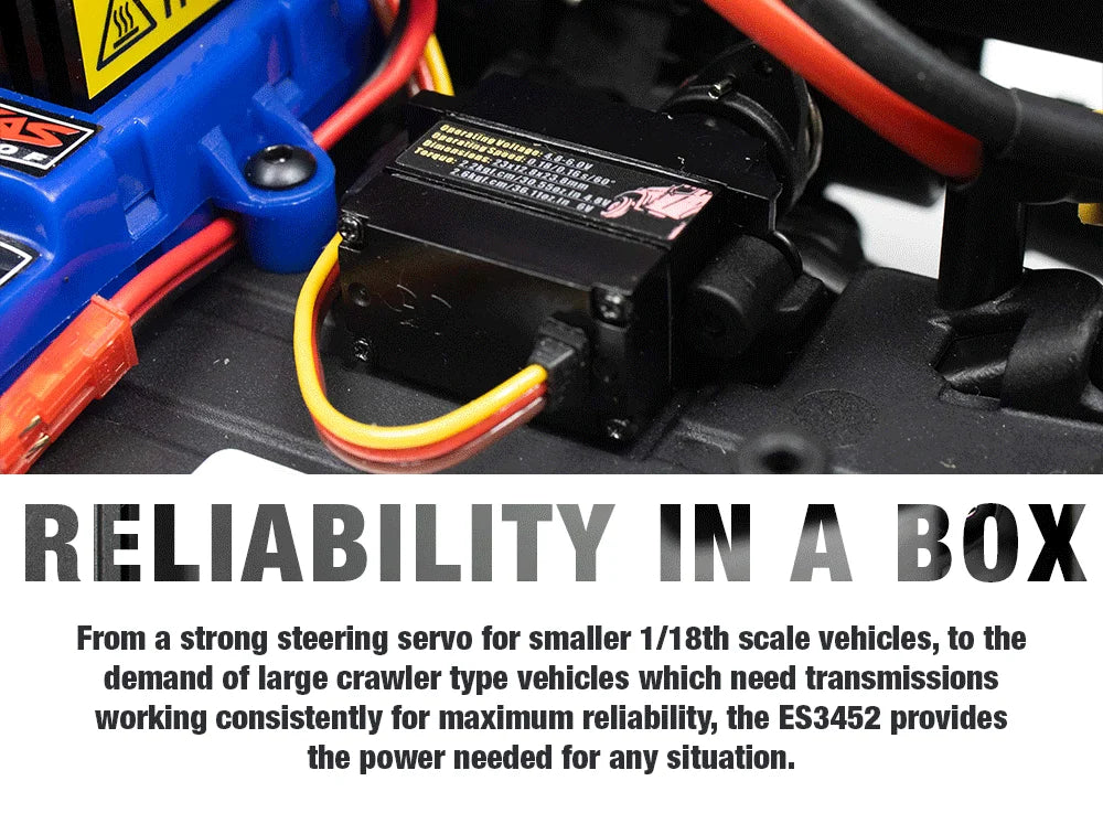 the ES3452 provides the power needed for any situation: from a strong steering 