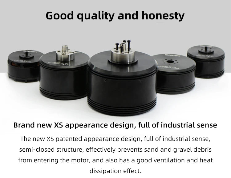 1/2/4PCS SunnySky X6215S Brushless Motor - XS-Series With Accessories 170KV 210KV 350KV for RC Racing Drone Brushless Motor 7 1/2/4PCS SunnySky X6215S Brushless Motor, XS patented appearance design effectively prevents sand and gravel debris from entering motor