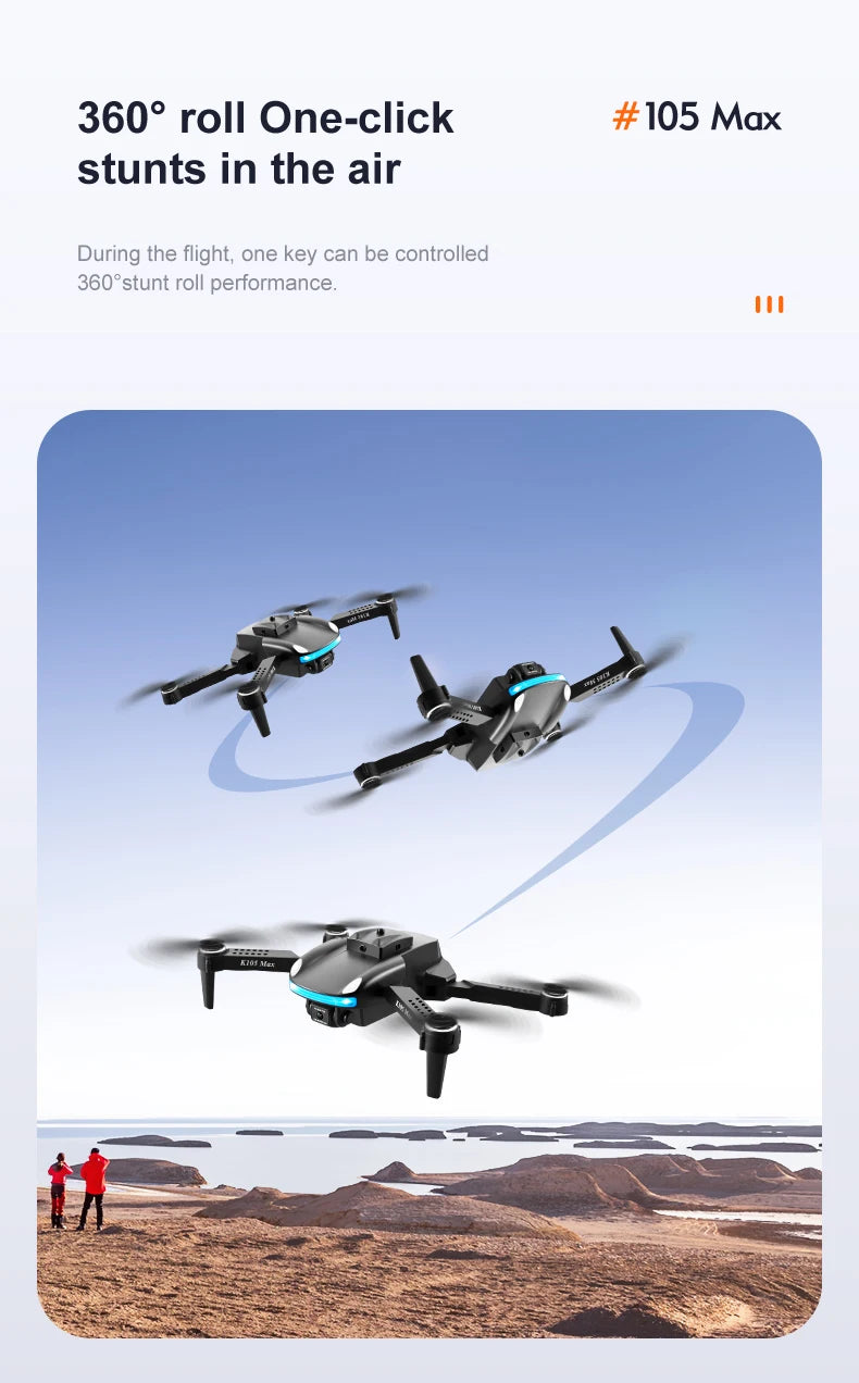 JINHENG K105 Max Drone, 3609 roll one-click 105 max stunts in the air