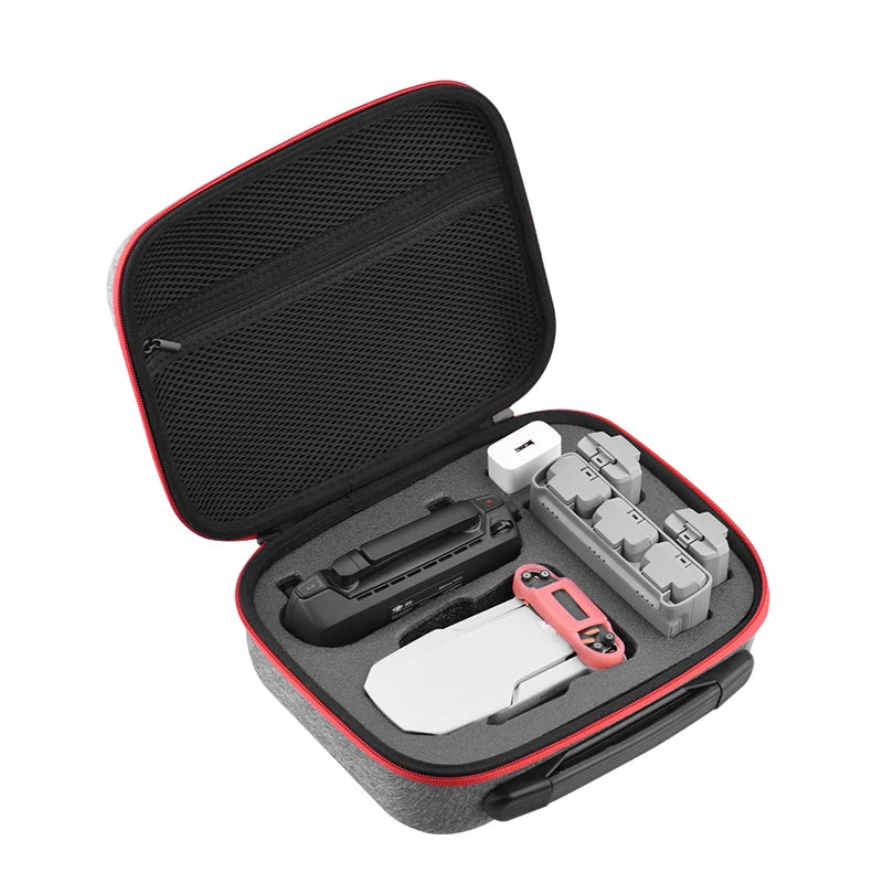 Protable Storage Bag Suitcase for DJI Mavic Mini/Mini SE Handbag Outdoor Carrying Case Drone RC Battery Protective Protable Bag 12 small and light, comfortable handle, easy to store and carry out for shooting