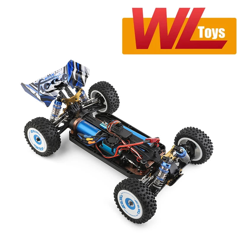 Wltoys 124017 124007 1/12 2.4G Racing RC Car, 2.4 GHz Radio System with Anti-jamming capability allows to race at the same
