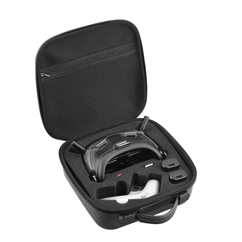 Storage Bag For FPV Combo Goggles V2 - Portable Nylon PU Handbag Carrying Case Travel Protection For DJI FPV Glasses Accessories 17 Storage Bag For FPV Combo Goggles V2, FPV Goggles V2 handbag is splash-proof and waterproof . it