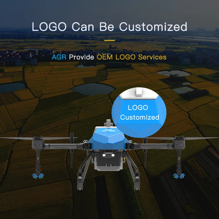 AGR A10 10L Agriculture Drone, AGR Provide OEM LOGO Services LOGo Customized Unabridged AGR