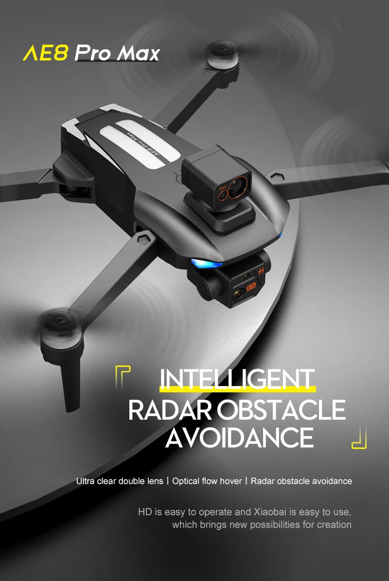 AE8 Pro Max Drone, AE8 Pro Max NNTELLGENT RADAR OBSTACLE AVO