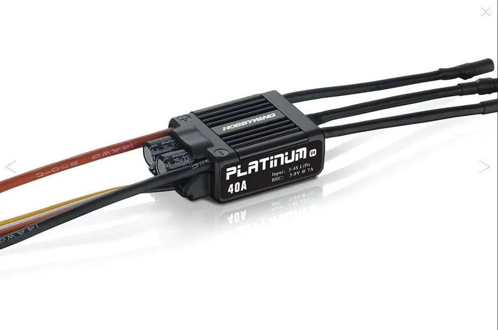 Hobbywing Platinum 40A V4 ESC, ESC for RC Helicopter Fix-wing Drone FPV Multi-R