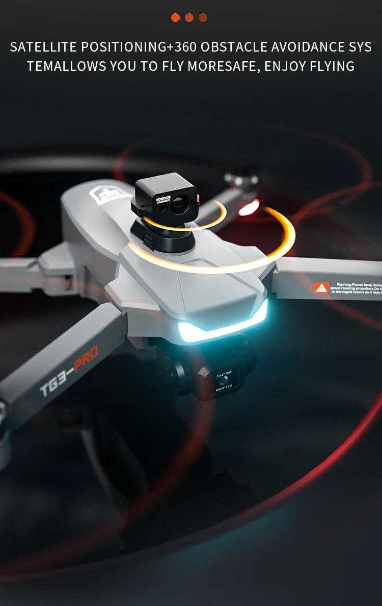 4DRC TG3 PRO Drone, SATELLITE POSITIONING+360 OBSTA