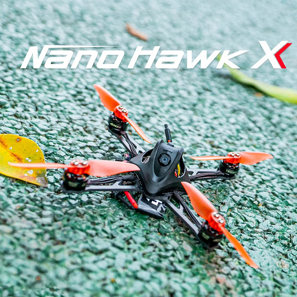 EMAX Nanohawk X, the controller operates on Mode 2 configuration, which is commonly used by enthusiasts