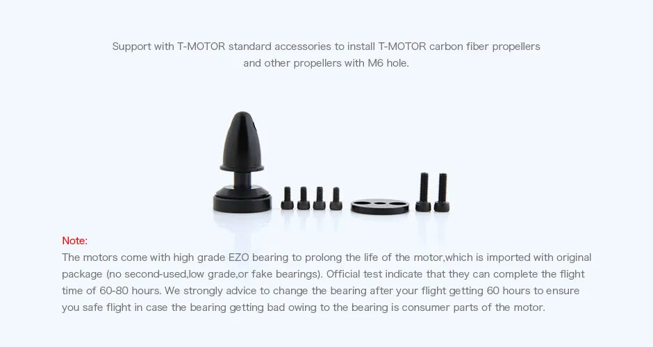 2 pcs/set T-motor MN4004 300KV 1.3KG Thrust Outrunner Brushless Antigravity Motor for Multi-rotor Quadcopter Helicopter Aircraft Planes 13 2 pcs/set T-motor, high grade EZO bearing to prolong the life of the motor . official test indicate that