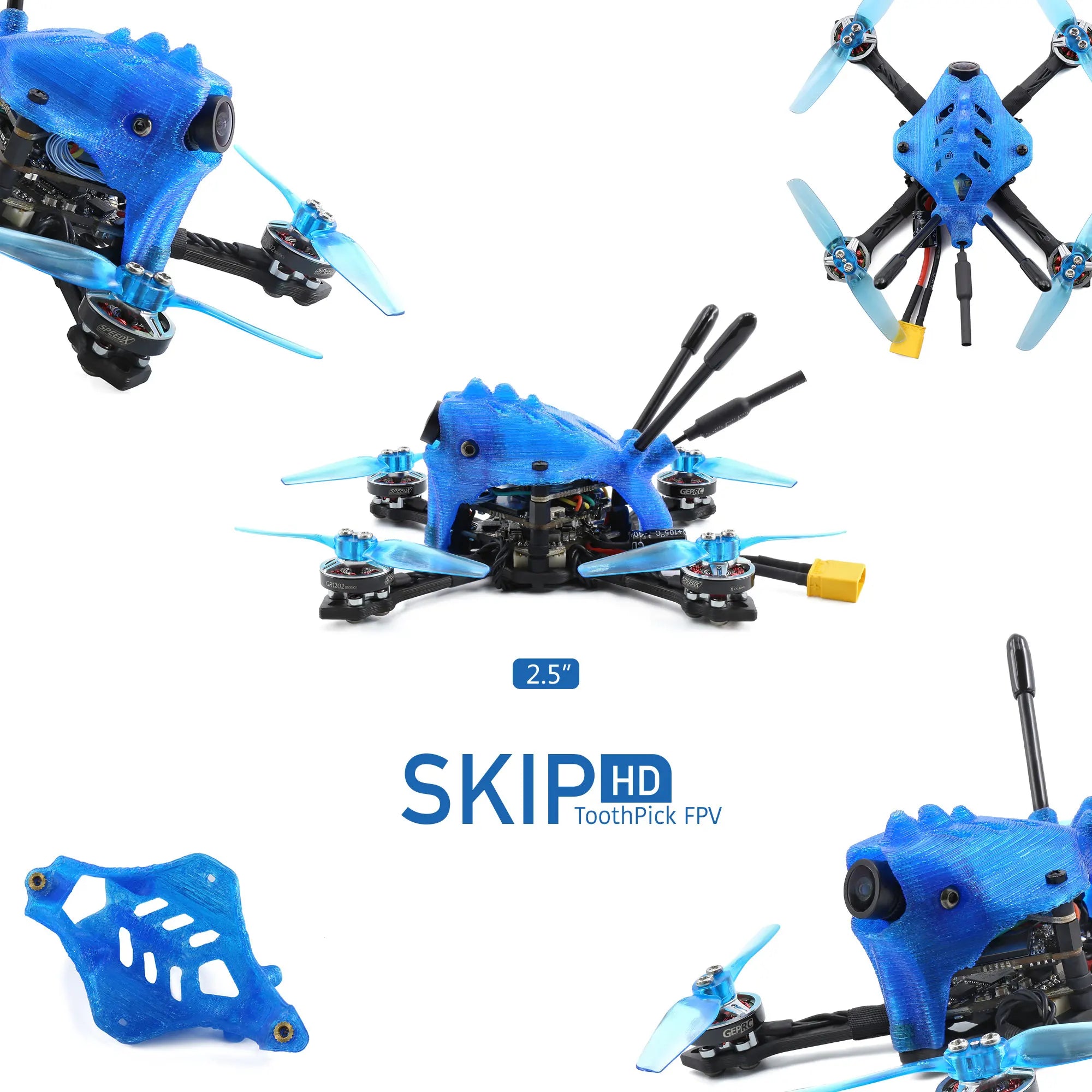 GEPRC SKIP HD 2.5 ToothPick FPV Drone, GRIzoz GEPRC Dosolt 2.5 SKIPaR FP