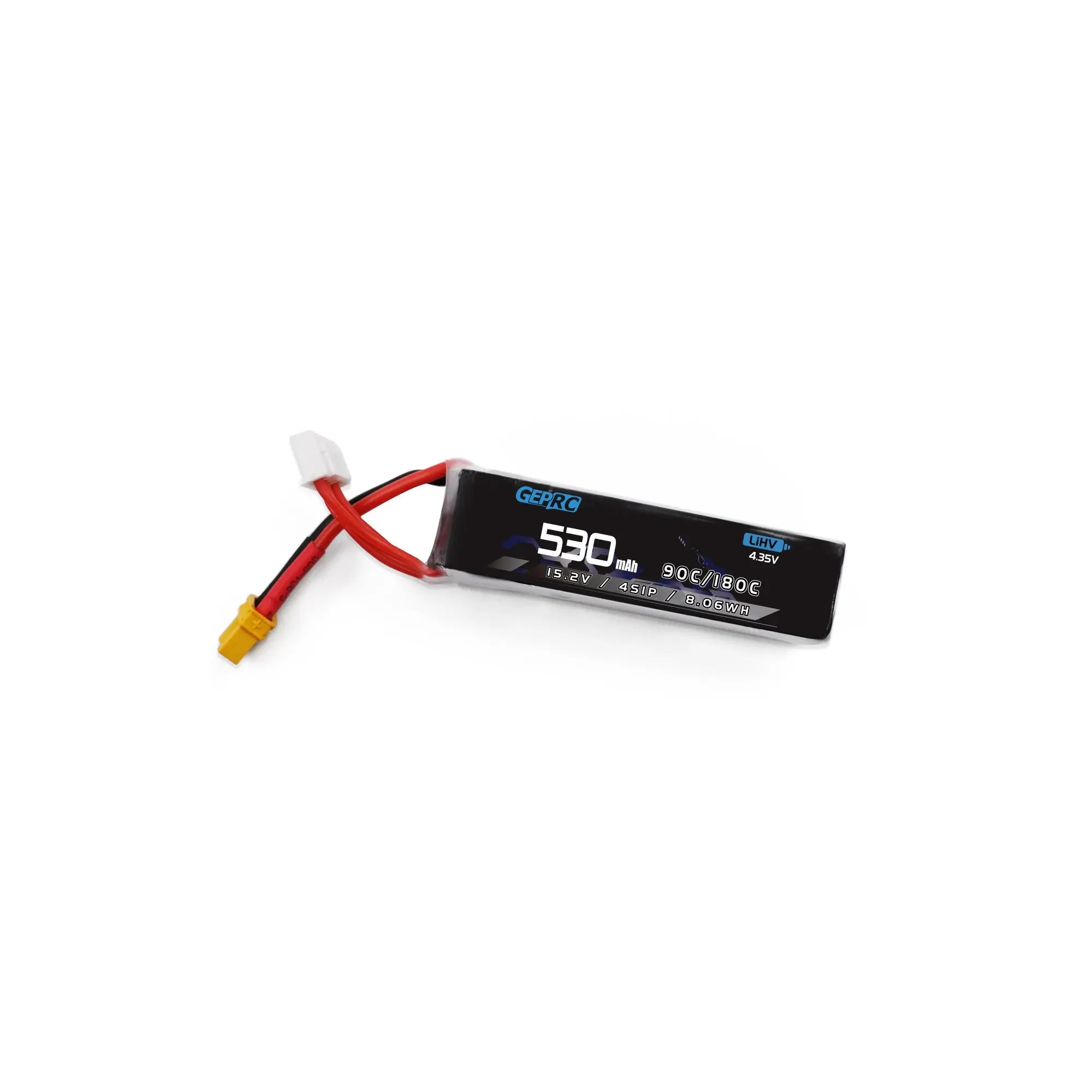 GEPRC 4S 530mAh LiPo Battery, GEPRC 530_ LHV 435V MAh 9oc/8o