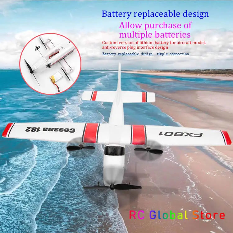Beginner Electric Airplane, Battery replaceable design Allow purchase of multiple batteries for aircraft model . store offers a variety