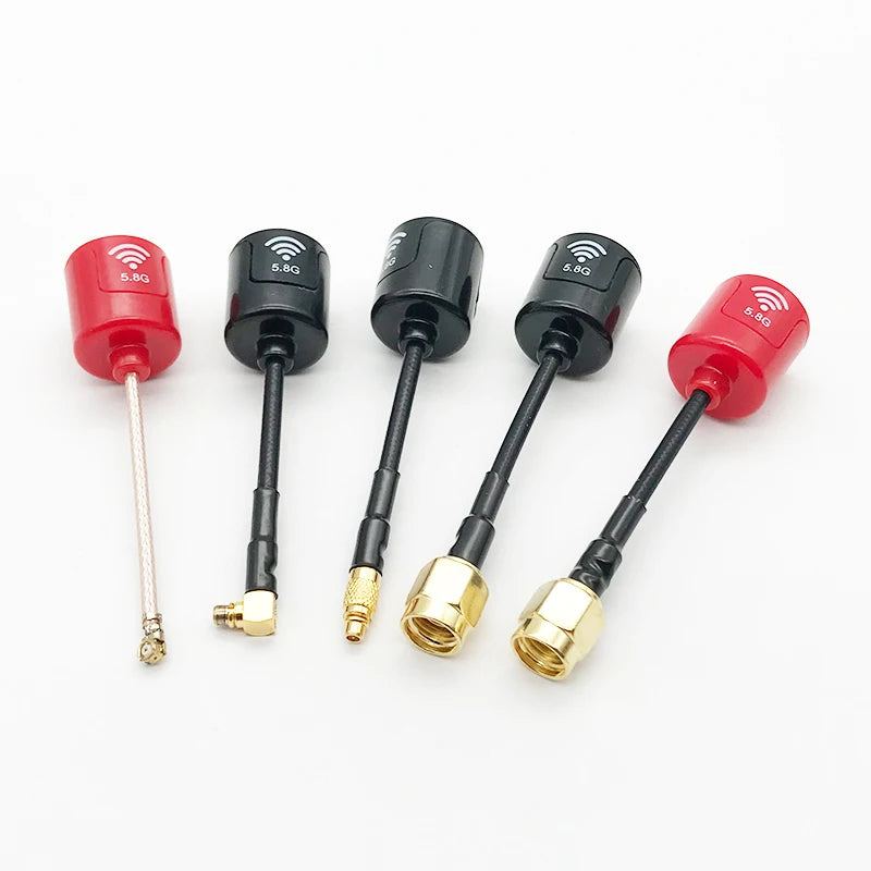 Lollipop 4 Smaller and lighter 5.8G 2.5dBi Gain RHCP Antenna SMA RP-SMA MMCX UFL Connector For RC FPV Racing Drone Model 16 Lollipop 4 5.8G 2.5dBi Gain RHCP Antenna