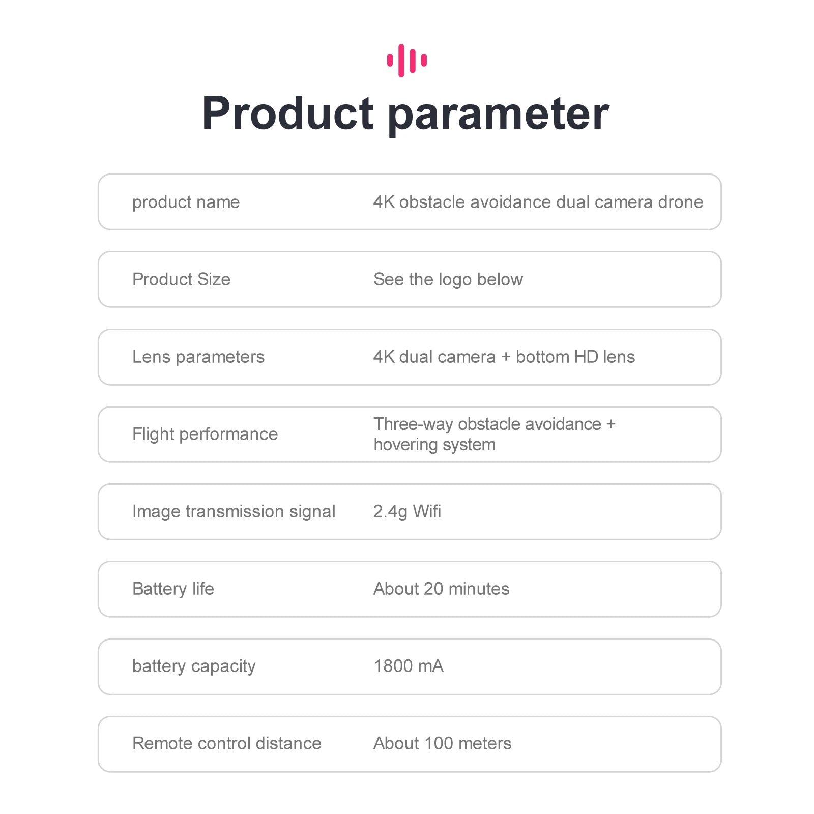 XYRC New KY603 Mini Drone, 2.4g wifi battery life about 20 minutes battery capacity 1800 remote control