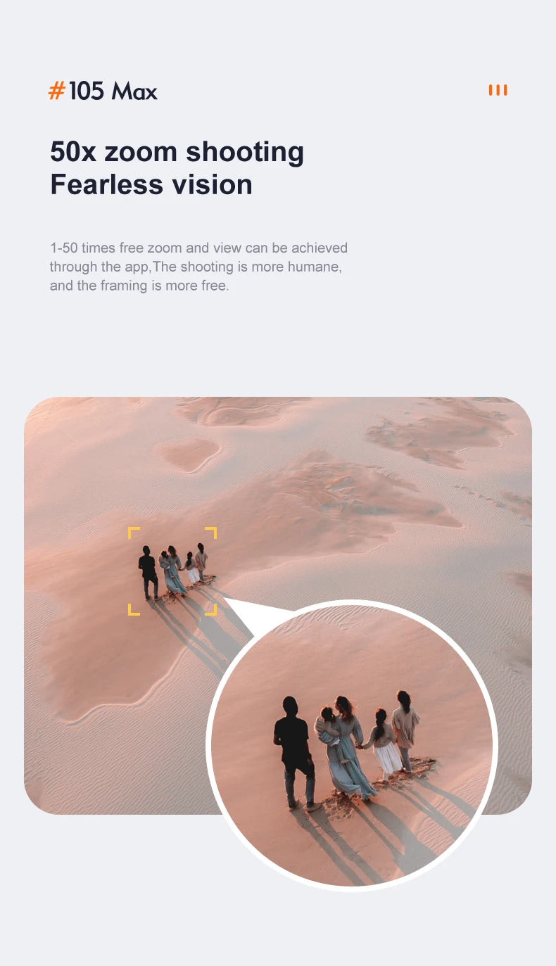 JINHENG K105 Max Drone - 4K HD Dual Camera With Obstacle Avoidance WiFi Fpv Foldable Quadcopter Toys For Children Hobbie 36 JINHENG K105 Max Drone, 105 max 50x zoom shooting fearless vision can be achieved through