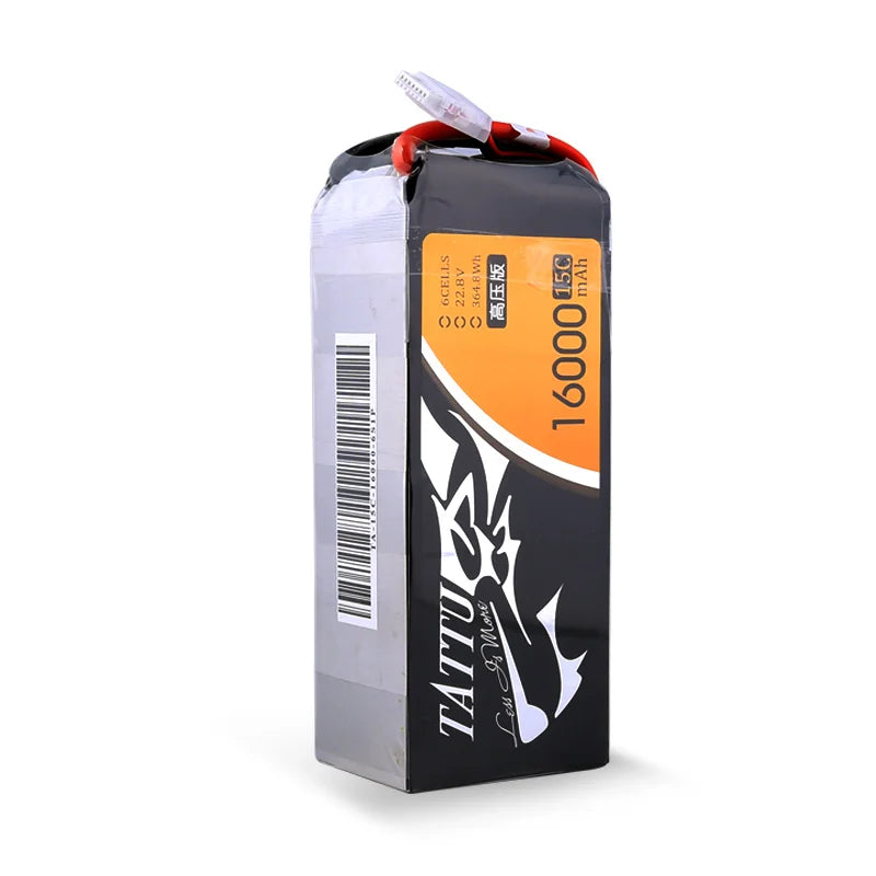 TATTU 16000mAh 22.8V 6S LiPO 15C pour gros Drone Multirotor FPV Hexacopter Octocopter Agriculture Drone Battery 13 RC Parts & Accs : Batteries - LiPo Origin