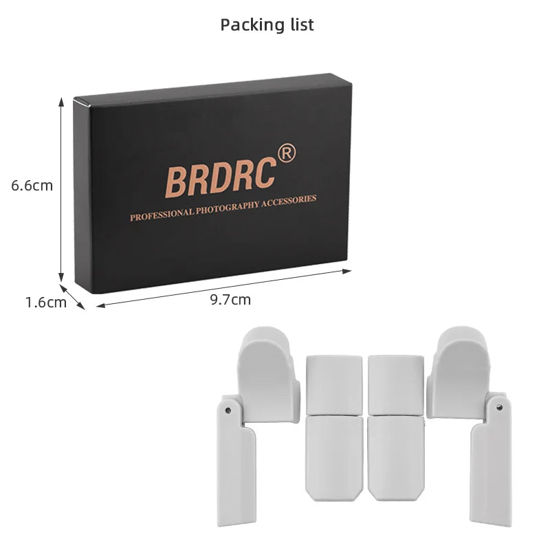 Foldable Heightening Landing Gear Leg Heighten for DJI Mavic Mini 2/Mini SE Drone Accessories Drone Feet Stand Support Protector 19 Foldable Heightening Landing Gear, Packing list 6.6cm ACCESSORIES 1.6cm 9.7c