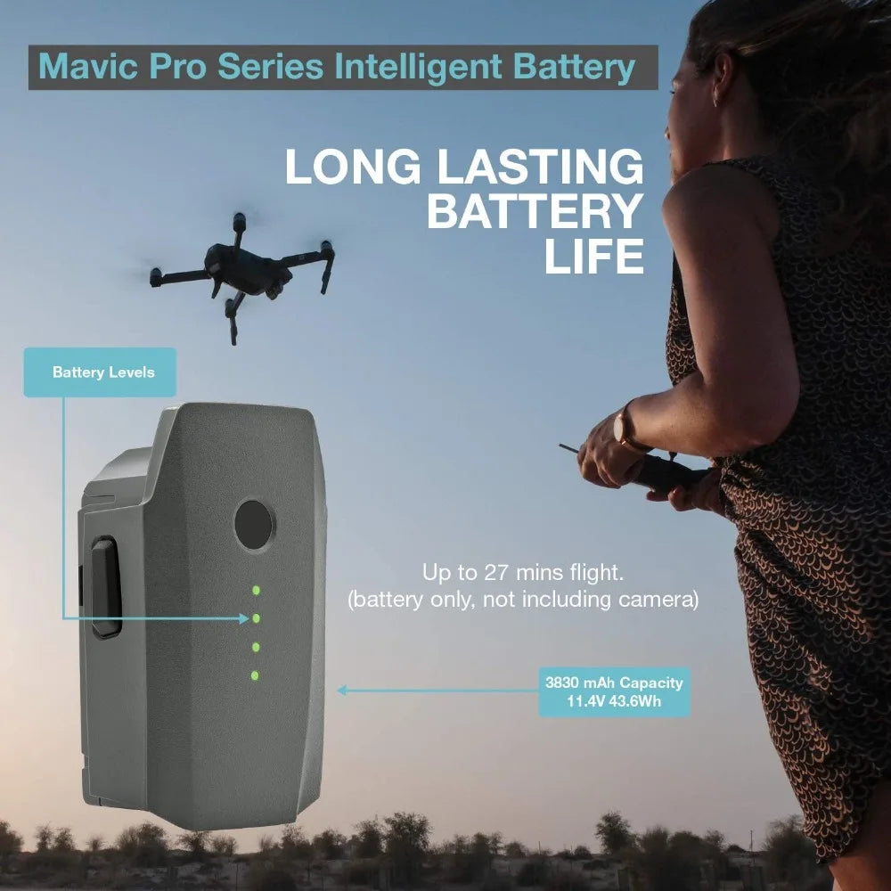 Mavic Pro Series Intelligent Battery LONG LASTING BATTERY LIFE Battery Level