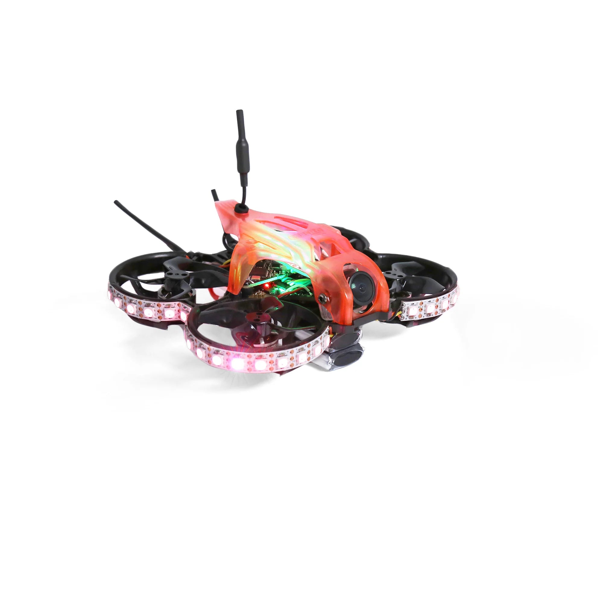 GEPRC TinyGO LED  Whoop RTF FPV Drone, TinyRadio GR8 Remote Controller is specially designed for Novice and indoor flight .