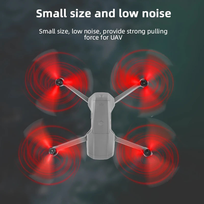 Small size and low noise, provide strong pulling force for UAVs . small