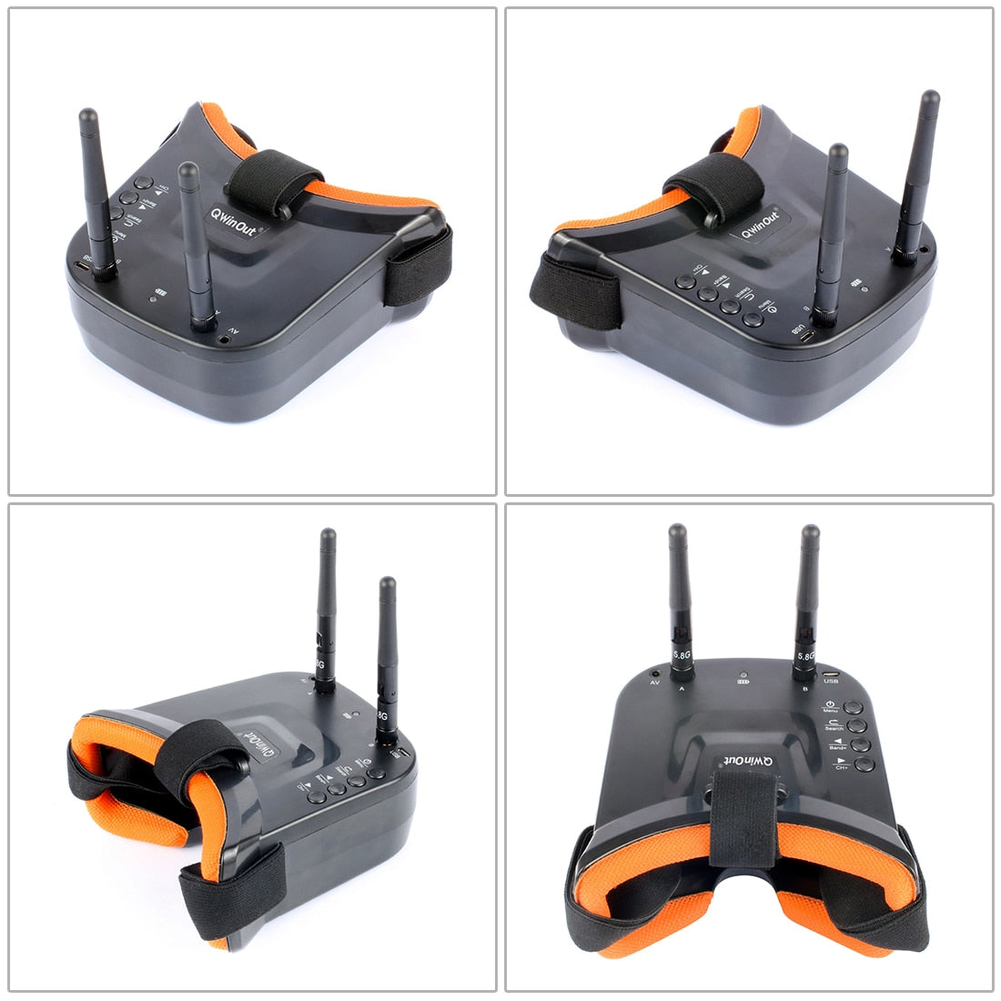 JMT T100 DIY FPV Racing Drone Toothpick Full Kit - w/ 1200TVL PAL / NTSC Cam/FS I6 Remote Controller/5.8G FPV LST-009 FPV Goggles