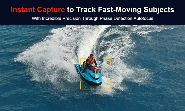 Autel evo II, Phase Detection Autofocus Capture to Track Fast-Moving Subjects With