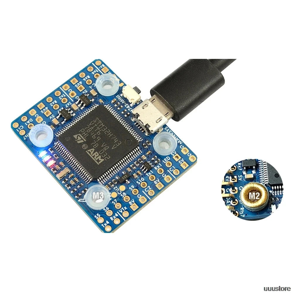 Matek System H743 / MINI H743 Flight Controller - STM32H743VIT6 ICM20602 Built-in OSD DPS310 PDB for FPV RC Racing Drone Parts 11 Matek System H743 / MINI H743 Flight Controller, 1x H743-MINI 6x Silicon grommets M4 to M