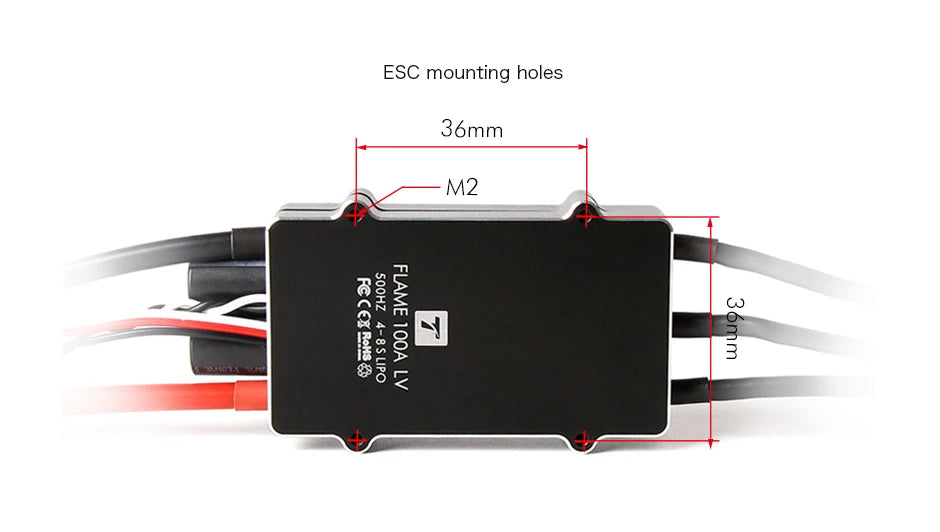 T-motor FLAME 100A LV 6S ESC, T-motor FLAME100A LV 6-14S 500HZ NO BEC