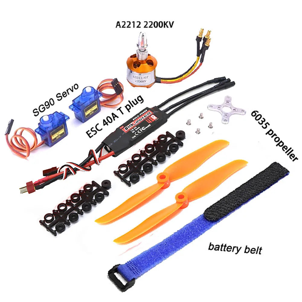 A2212 2212 1000KV 1400KV 2200KV Brushless Motor 30A 40A / 40A BLheli ESC SG90 9G Micro Servo for RC Fixed Wing Plane Helicopter 26 A2212 2212 1000KV 1400KV 2200KV Brushless Motor