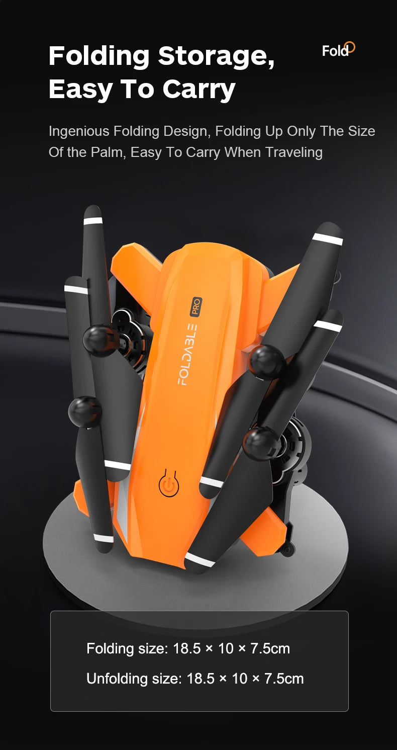 S21 Drone - 4K Dual Camera GPS WiFi RC Quadcopter Toys Drone 12 S21 Drone, Folding Storage, Fold Easy To Carry Ingenious Folding Design, Folding Up