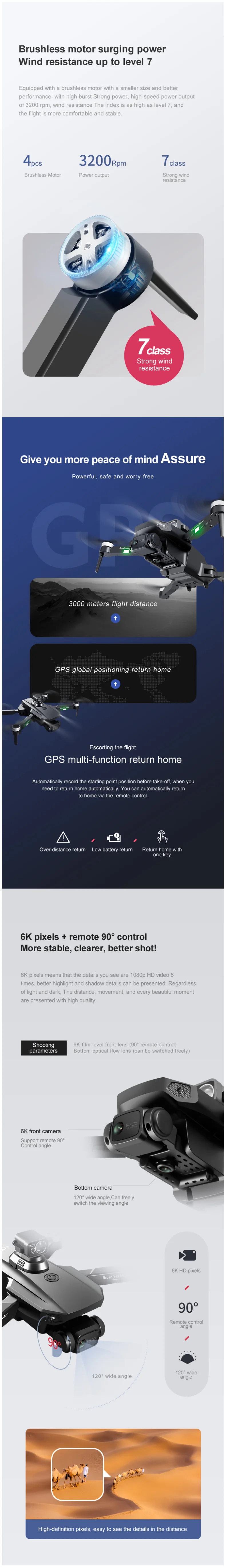 GR101 Drone, the gr101 drone has a one-click return to the departure