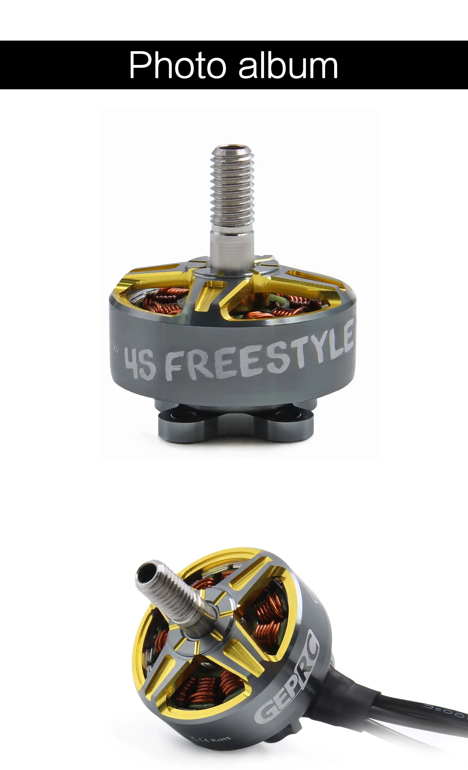 GEPRC GR2207.5 Motor - 1700/1920/2400/2750kv Motor Suitable for RC Helicopters 14 GEPRC GR2207.5 Motor, freestyly 0 76+?