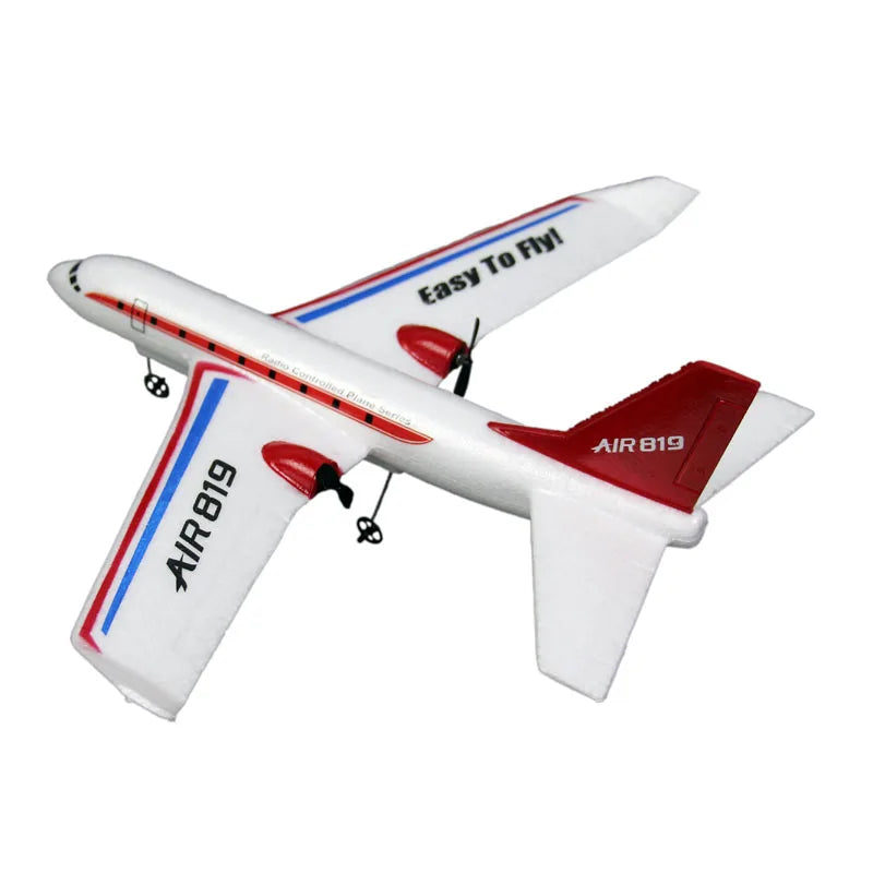 FX-801 901 DIY RC Plane, the small rudder is suitable for beginners to fly . the large rocker state continues