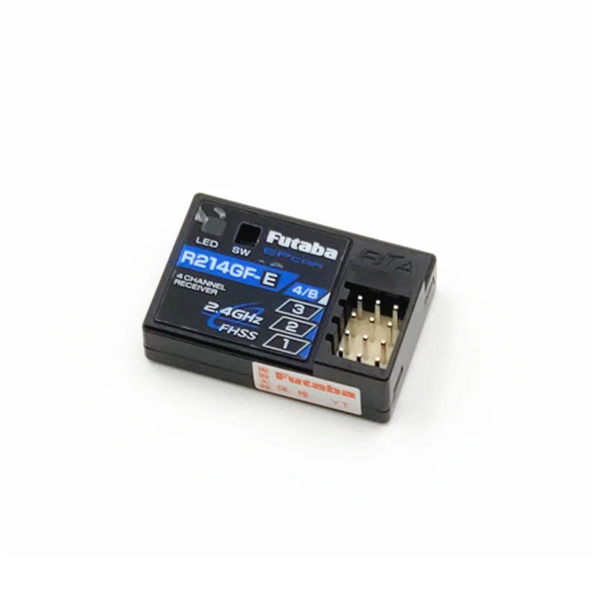 Futaba R214GF-E 2.4GHz 4-Channels S-FHSS HV Receiver With Built-In Antenna for RC Car