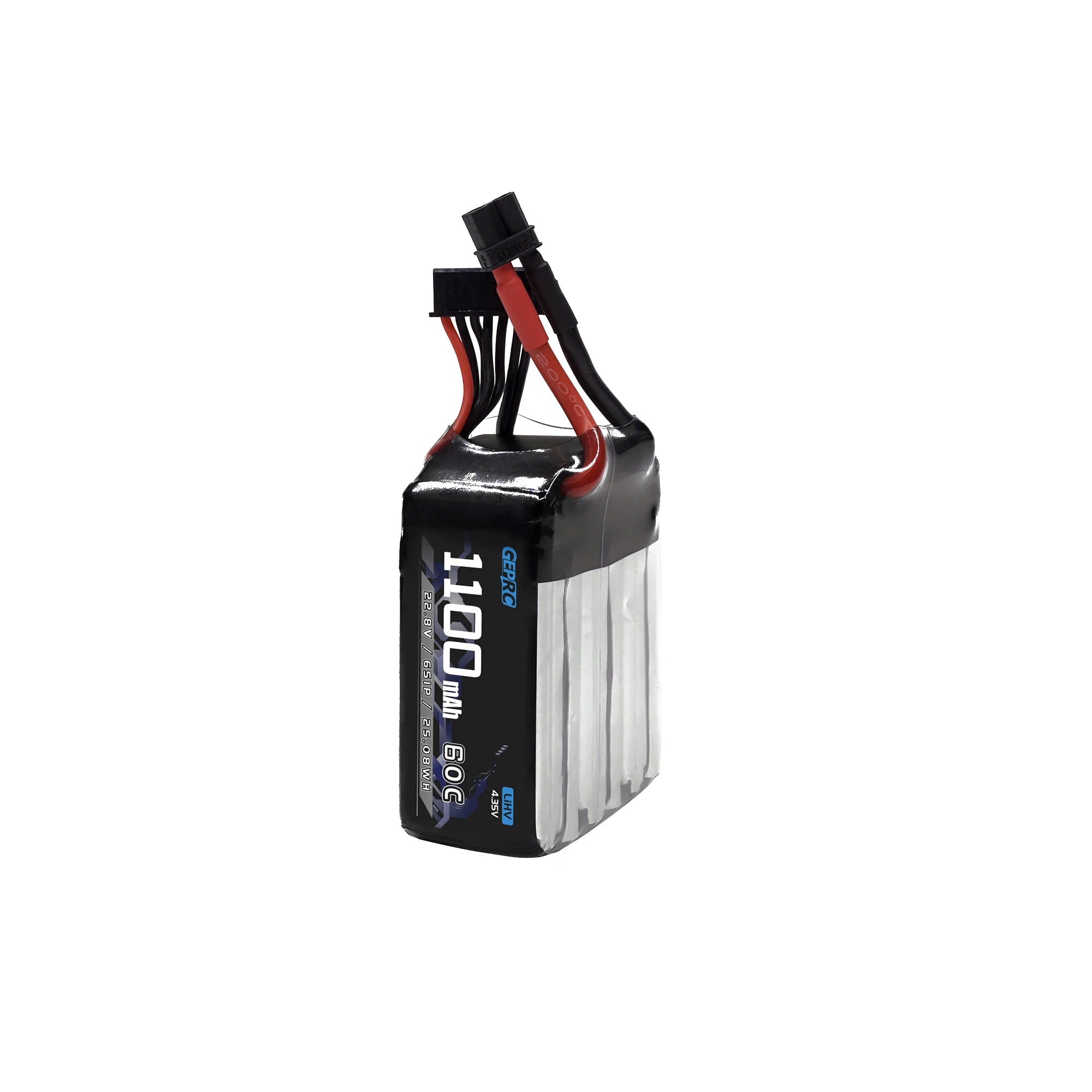 GEPRC 6S 1100mAh 60C LiPo Battery, if a collision occurs during use, please remove the