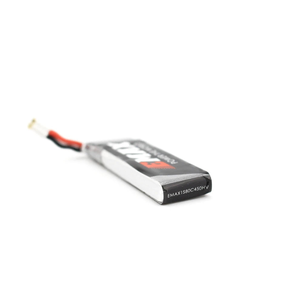 Emax Tinyhawk X 1s 450mAH 80c/160c Lipo Battery, this will keep you flying for up to 4 minutes per charge