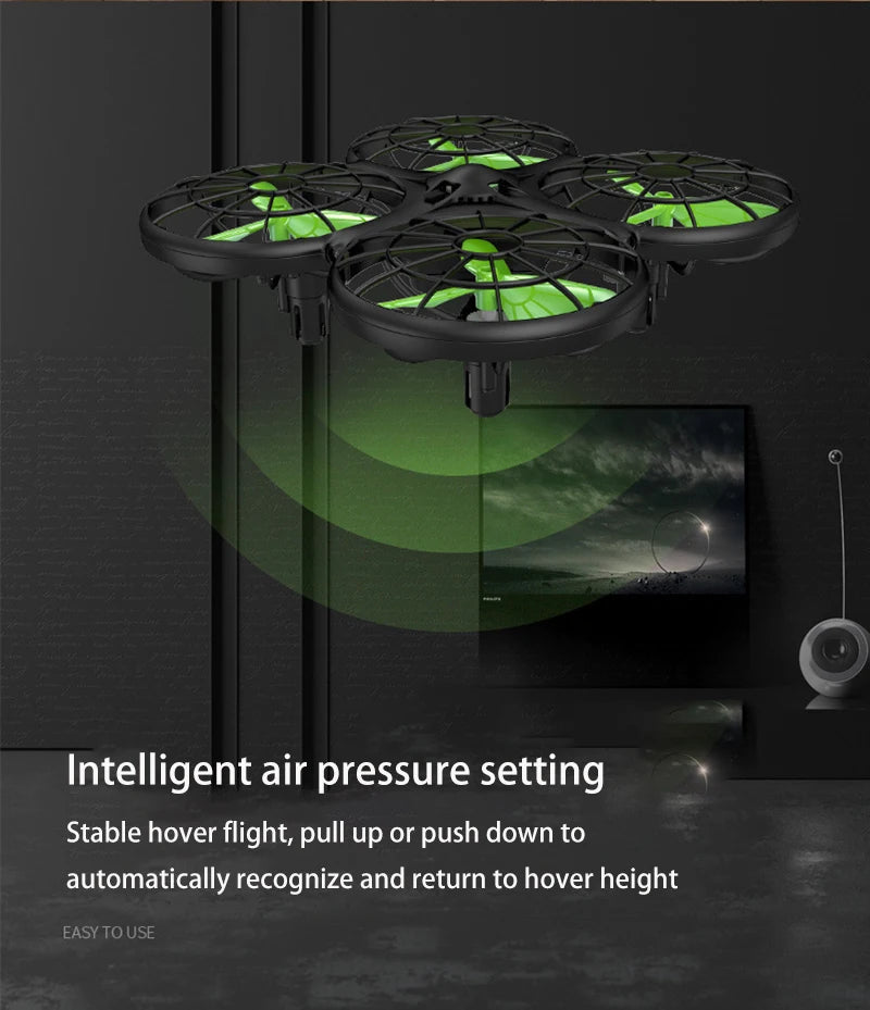 intelligent air pressure setting stable hover flight, up or down to automatically recognize